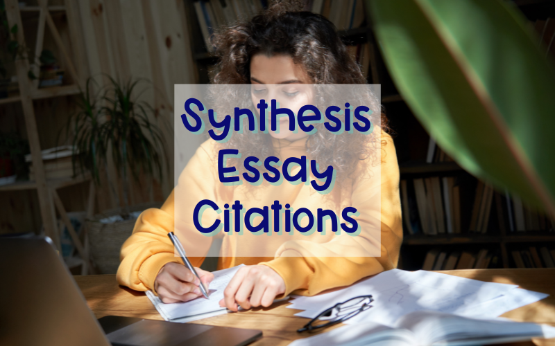 how to cite sources in synthesis essay